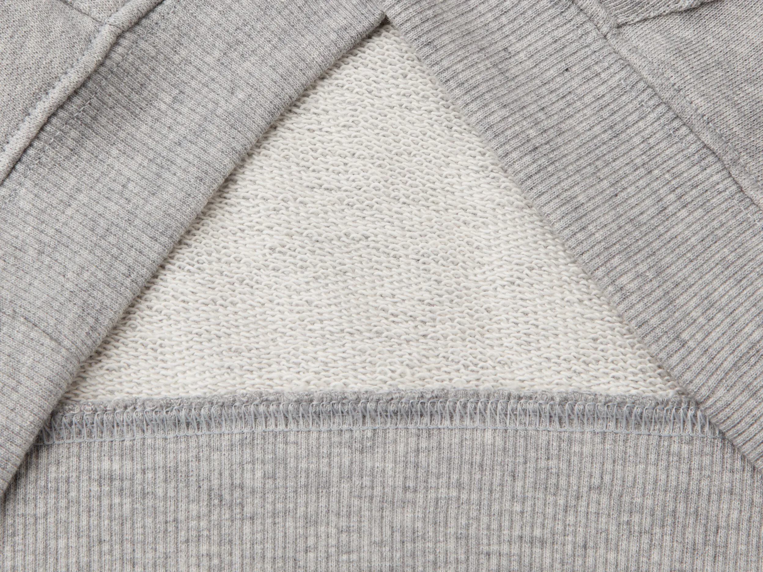 100% cotton hoodie - Light Gray | Benetton