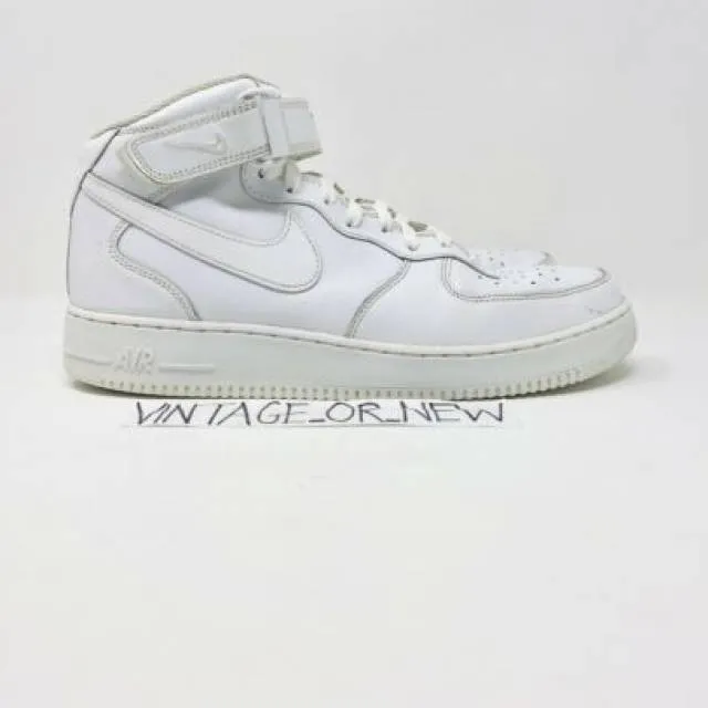 2019 Nike Air Force 1 Mid ‘07 White 315123-111 sz 11.5