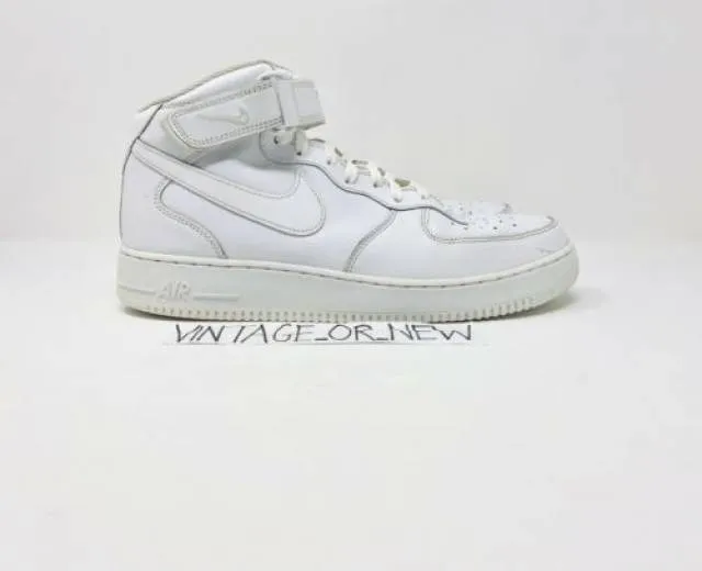 2019 Nike Air Force 1 Mid ‘07 White 315123-111 sz 11.5