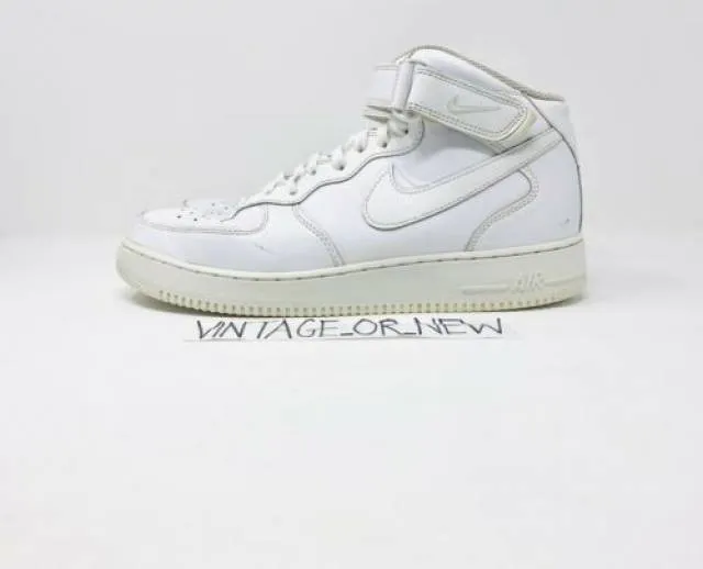 2019 Nike Air Force 1 Mid ‘07 White 315123-111 sz 11.5