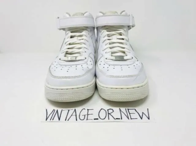 2019 Nike Air Force 1 Mid ‘07 White 315123-111 sz 11.5