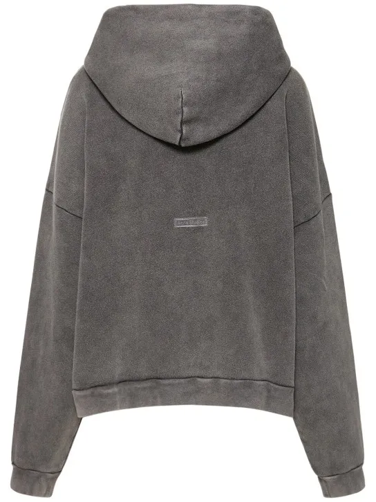 Acne Studios   Fester vintage cotton jersey hoodie 