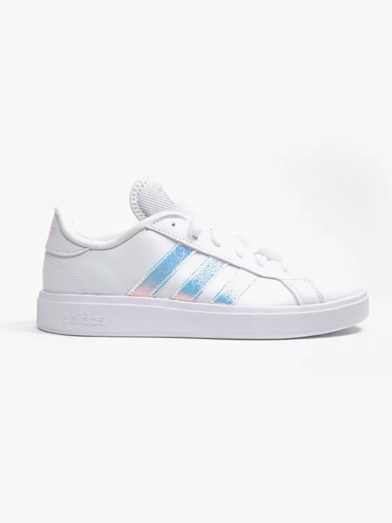 adidas  Grand Court Base 2.0 White/Clear Pink Trainers