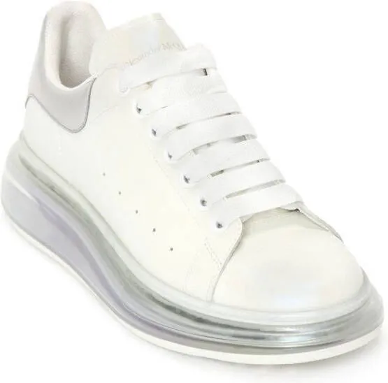 Alexander McQueen Oversized lace-up sneakers White