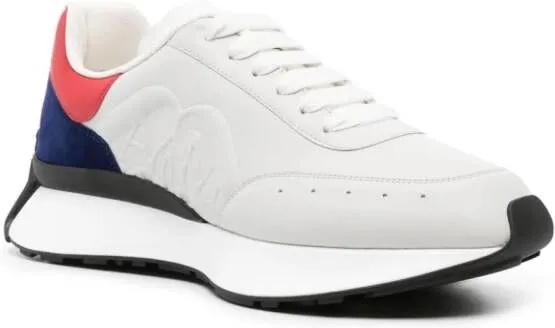 Alexander McQueen Sprint Runner leather sneakers White