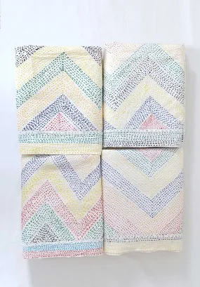 Amel Rainbow Quilt  |   Kantha Quilt