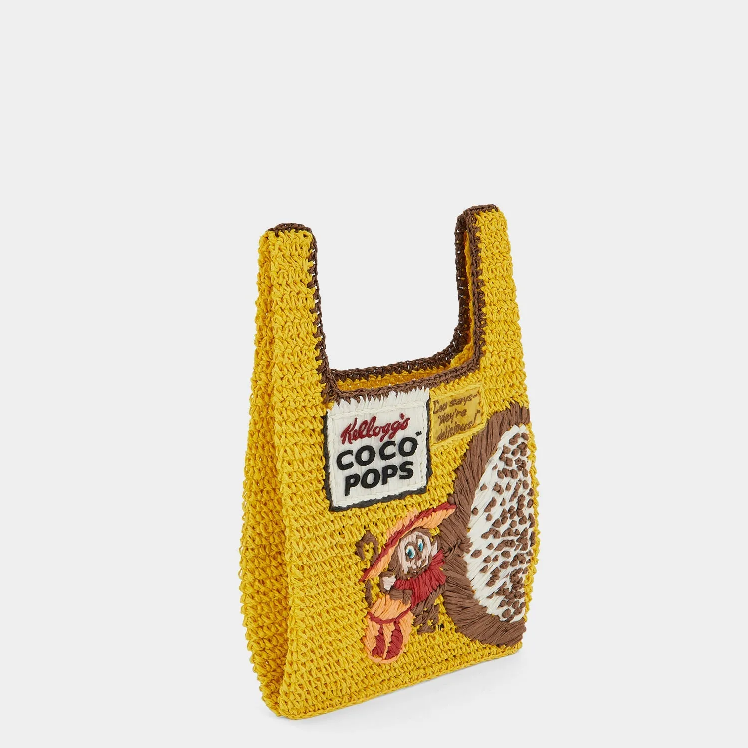 Anya Brands Coco Pops Raffia Mini Tote-              