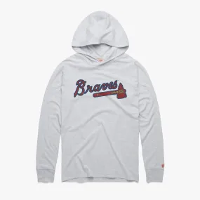 Atlanta Braves Jersey Logo Lightweight Hoodie