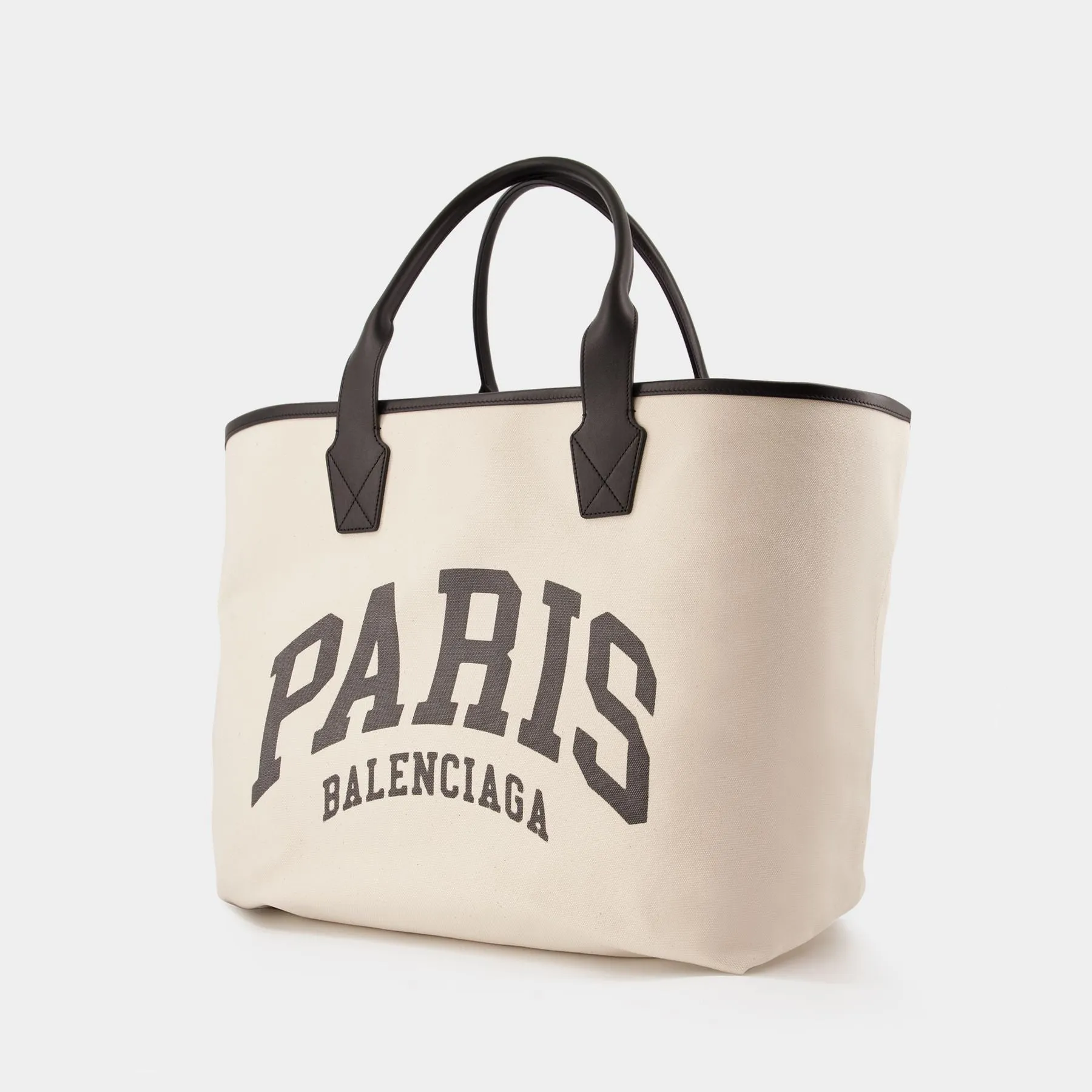 Balenciaga  Jumbo Paris Cities Tote  Large  in Organic Cotton