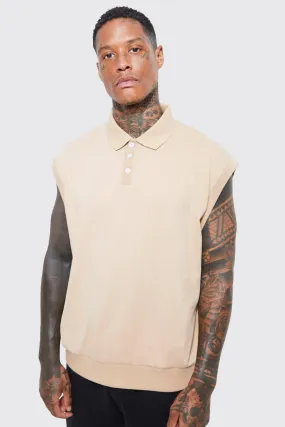 Batwing Polo Vest | boohooMAN UK