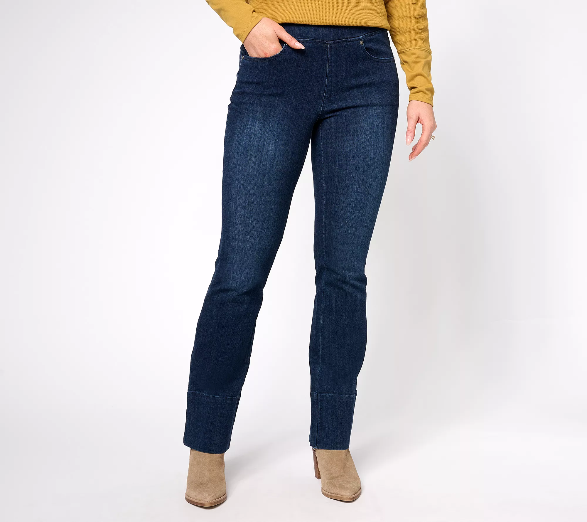 Belle by Kim Gravel Tall Primabelle Mega Hem Boot Cut Jean