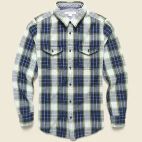 Blanket Shirt - Marine Felize Plaid