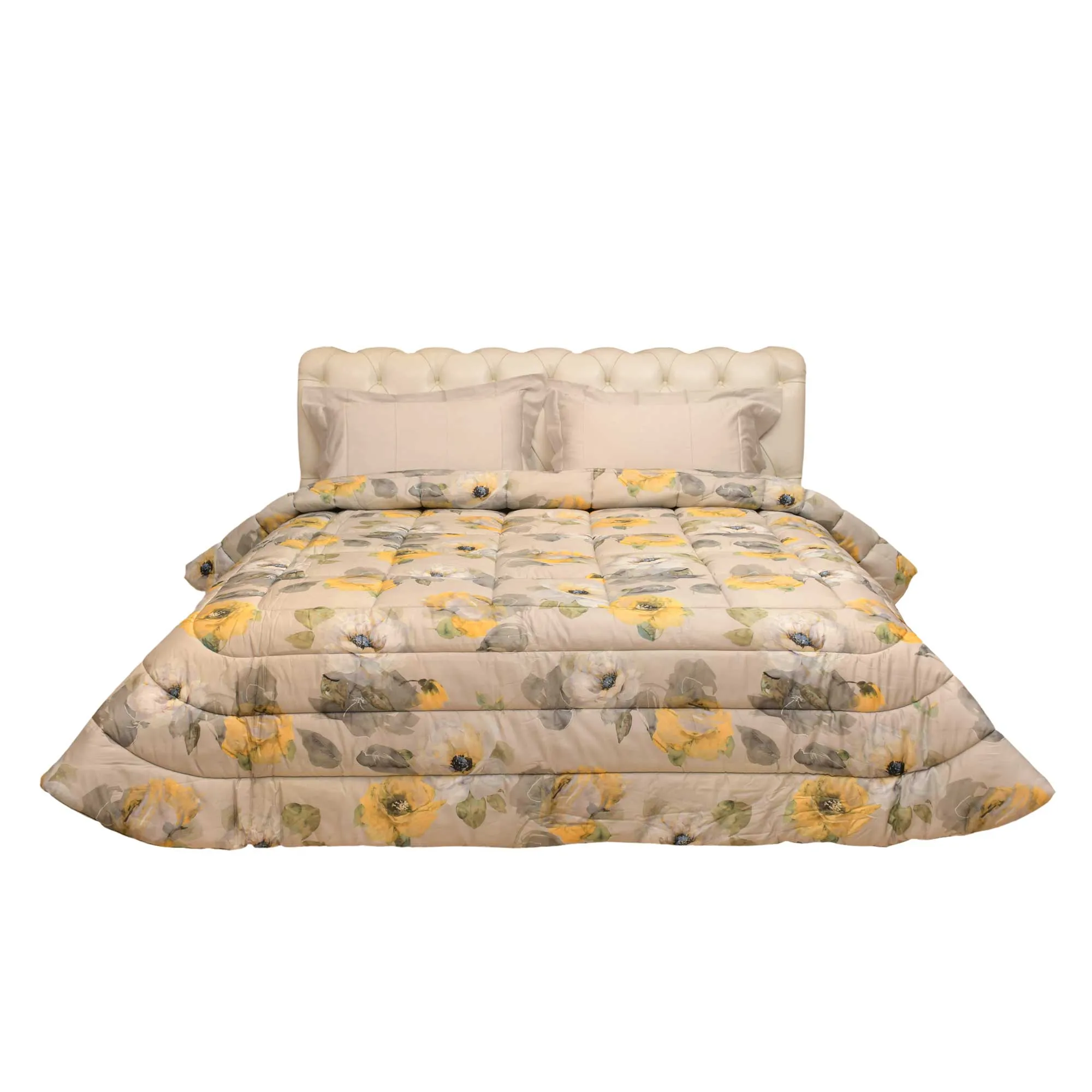 Blumarine Comforter Cloe Double Bed Pollen and Sheet Set Lory Crystal