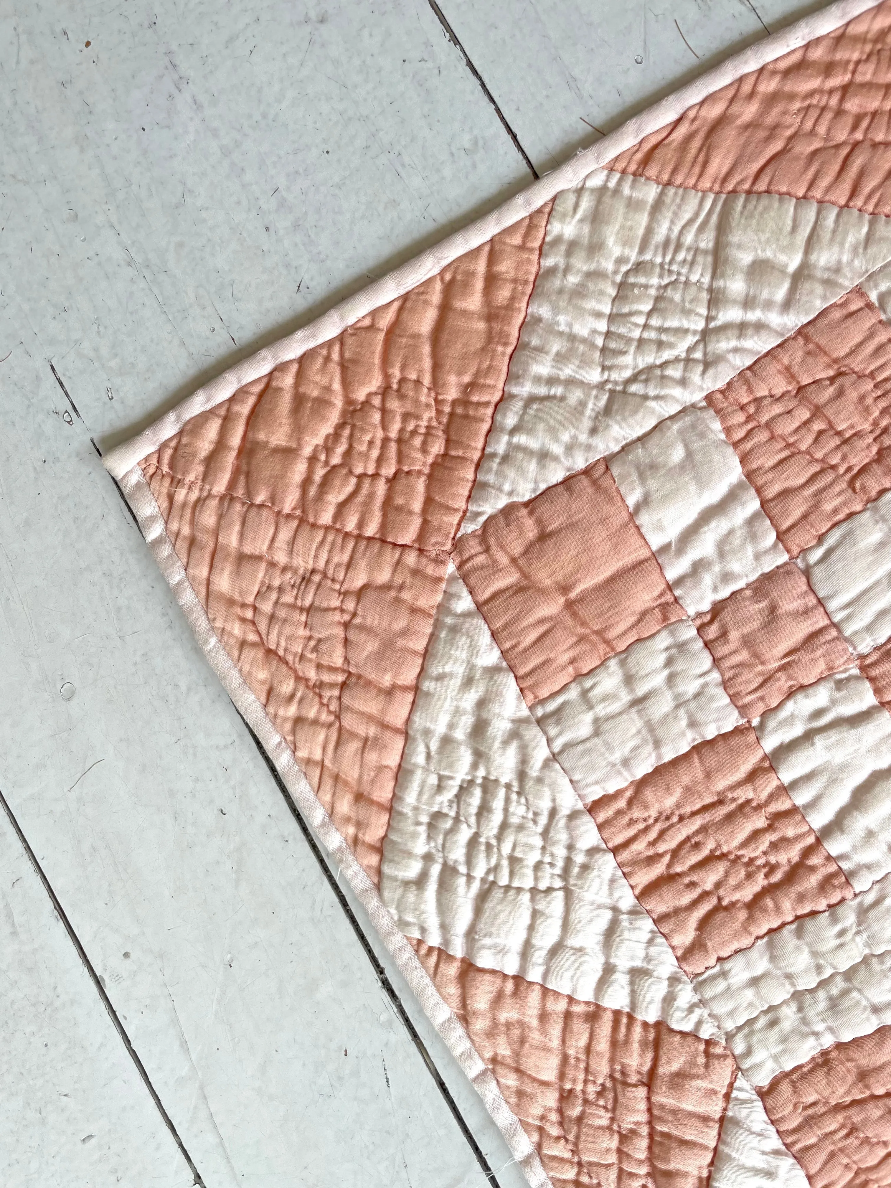 Blush Nine Patch Quilt