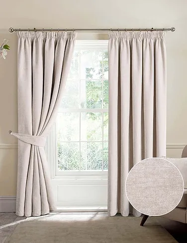 Camden Heavyweight Total Blackout Lined Chenille Curtains