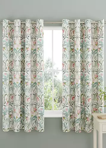 Catherine Lansfield Clarence Floral Curtains | Kaleidoscope