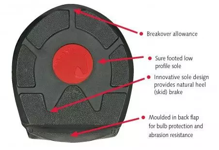 Cavallo Sport Slim Sole Hoof Boot with FOC Hoof Pick and Brush 