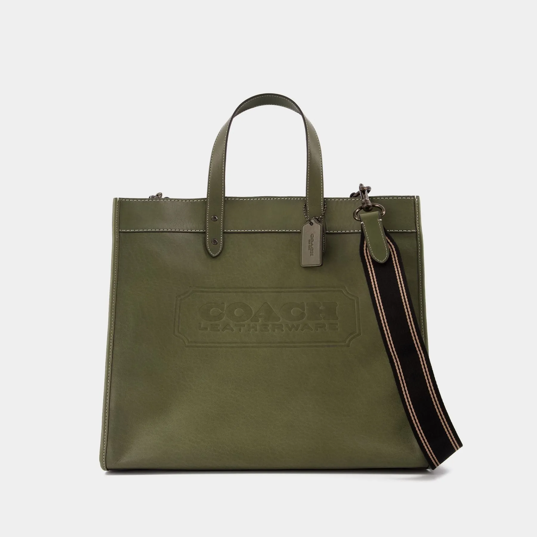 Coach  Field Tote 40 In Sport Calf With Coach Badge