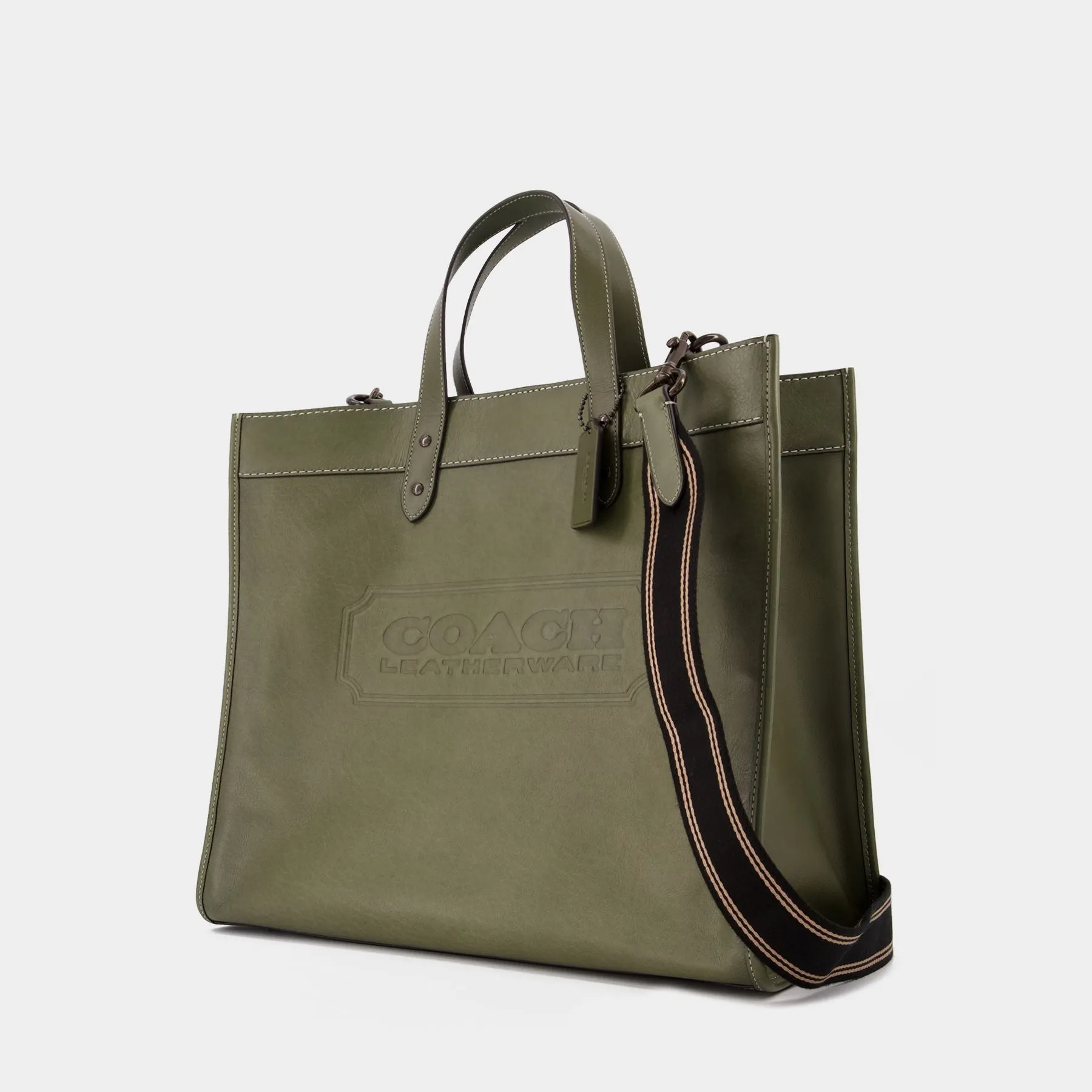 Coach  Field Tote 40 In Sport Calf With Coach Badge