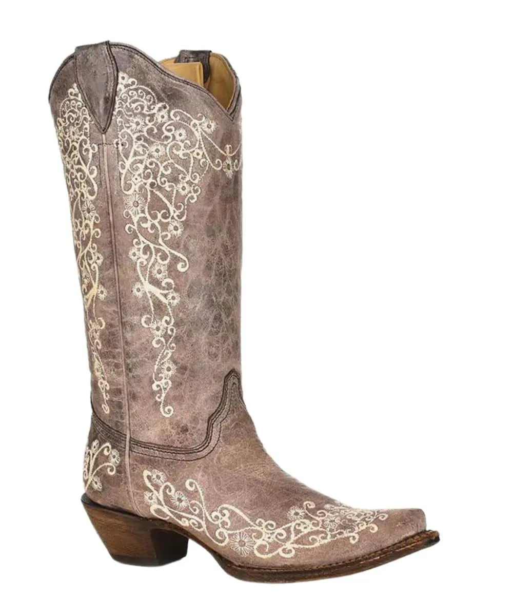 Corral Women's Delicate Floral Boot