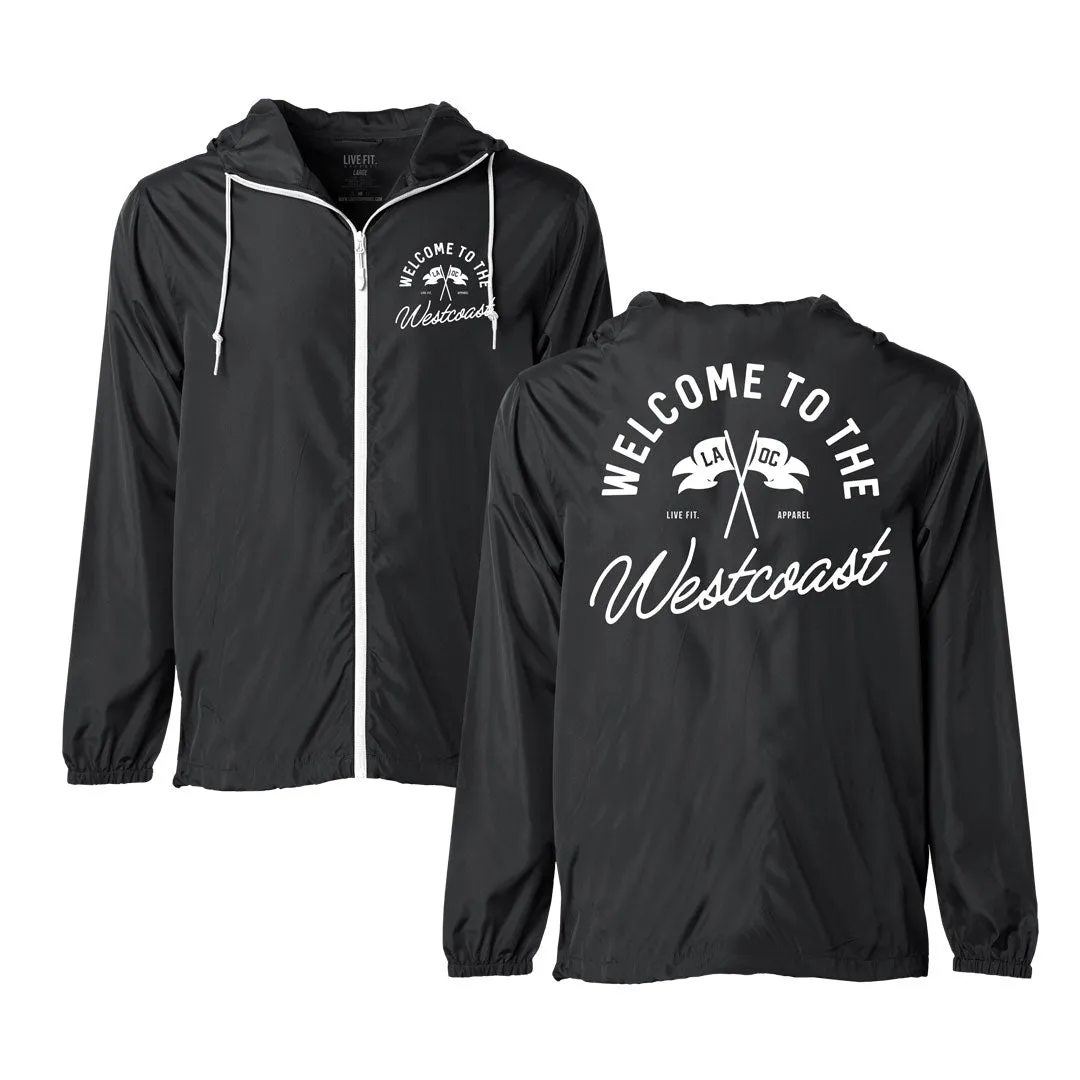 County Windbreaker - Black / White