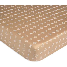 Crane Baby Crib Sheet (Copper Dash), Kendi