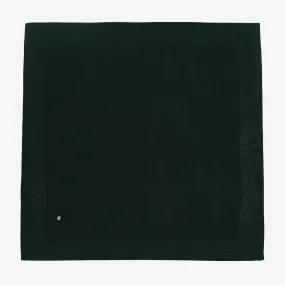 Dark Green Knitted Blanket (104cm)