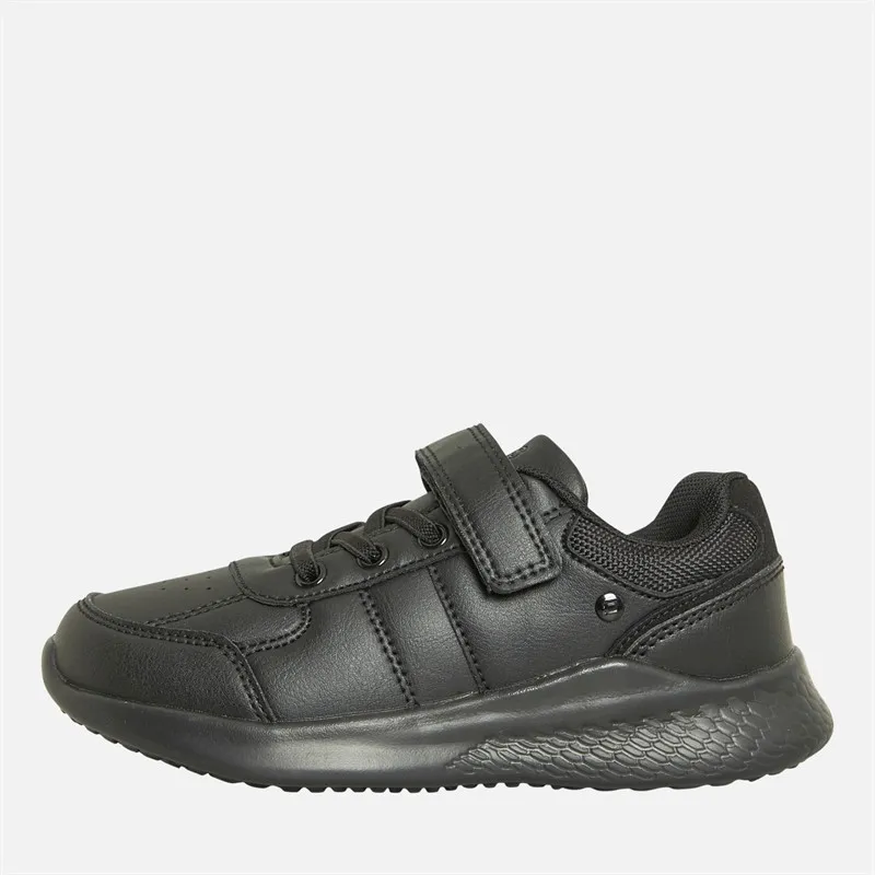 Deakins Junior Boys Aston Velcro Trainers Black