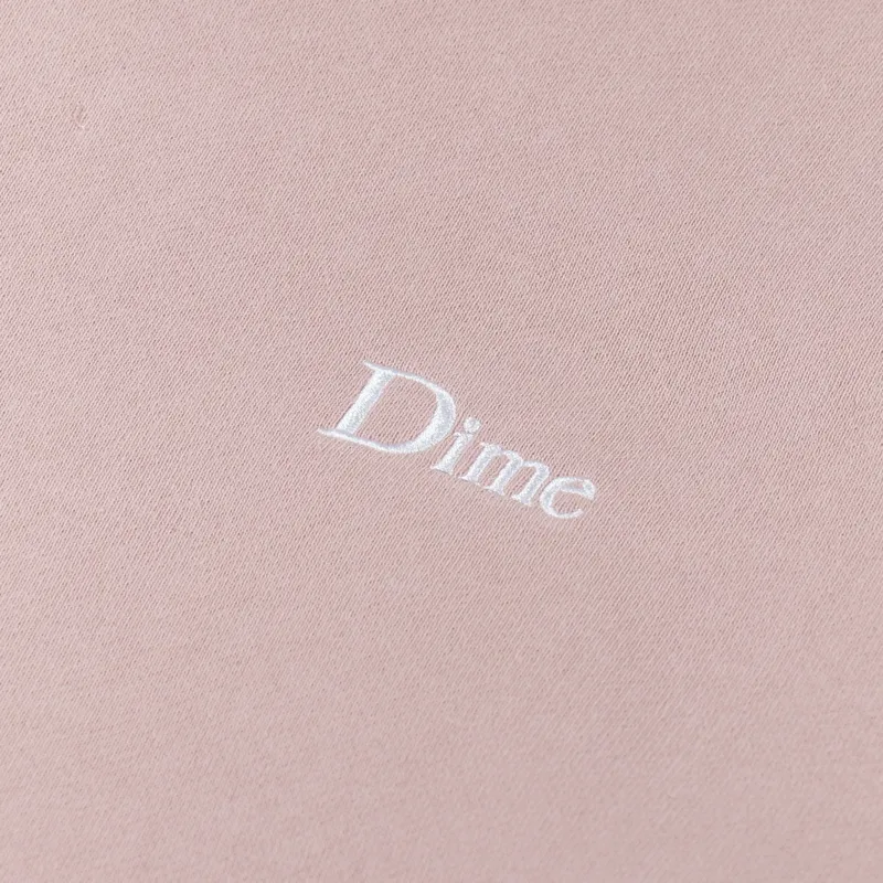 Dime Classic Small Logo Hoodie Old Pink