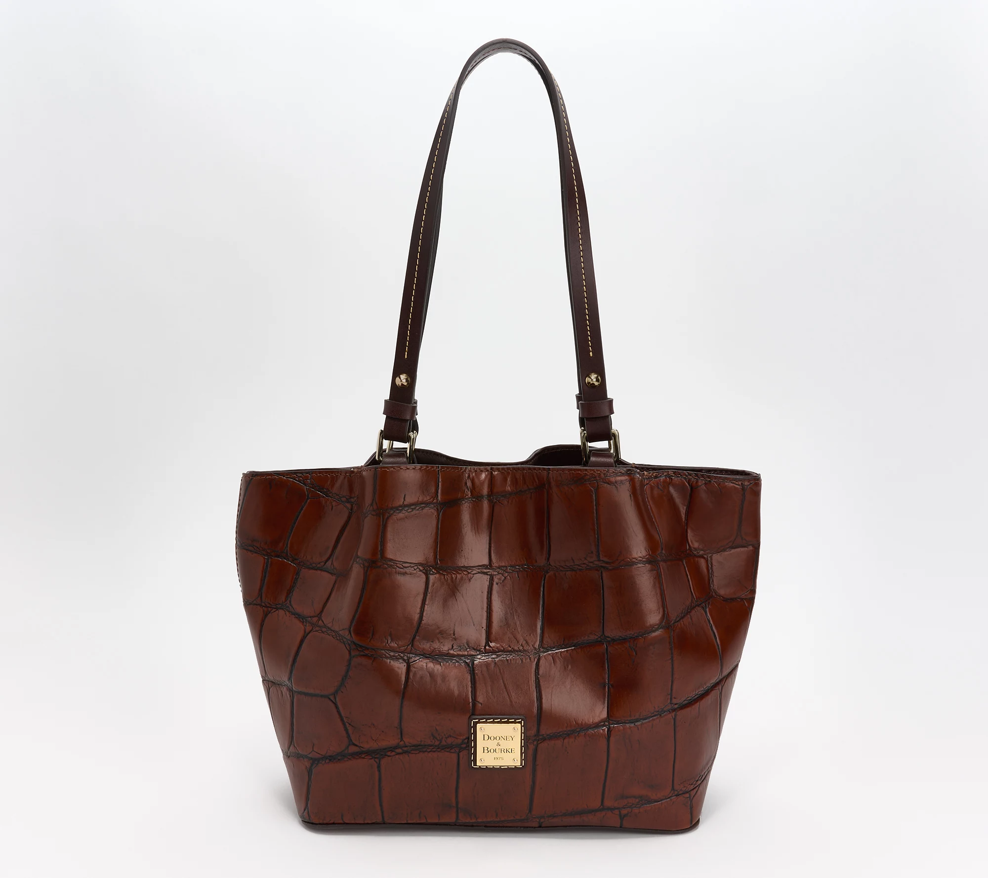 Dooney & Bourke Denison Croco Small Flynn Tote