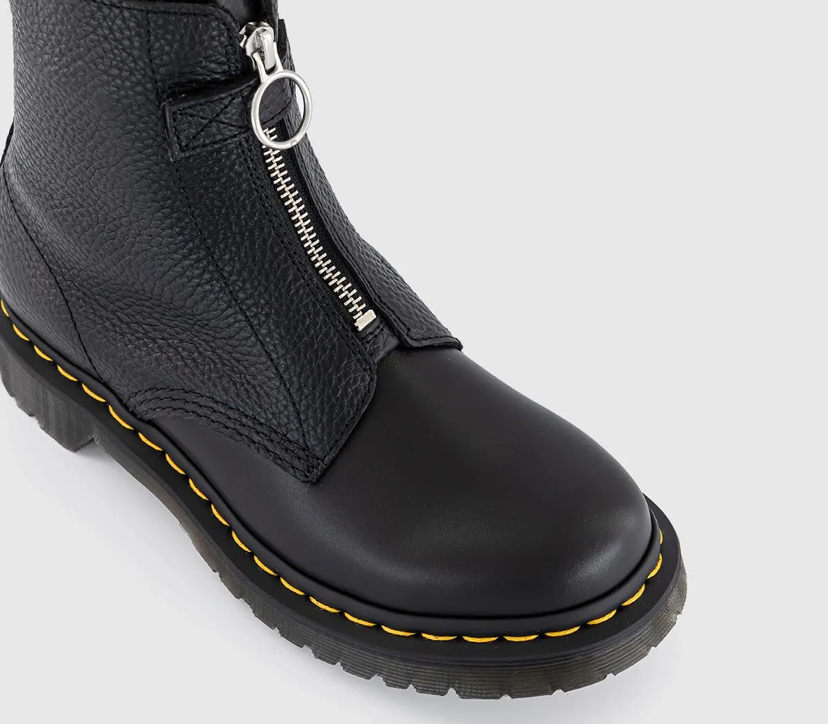 Dr. Martens 1460 Front Zip Boots Black