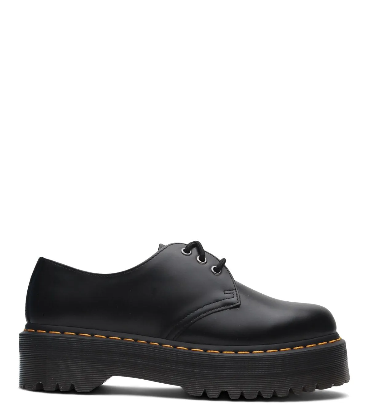 Dr. Martens 1461 Quad Smooth Leather Platform Black