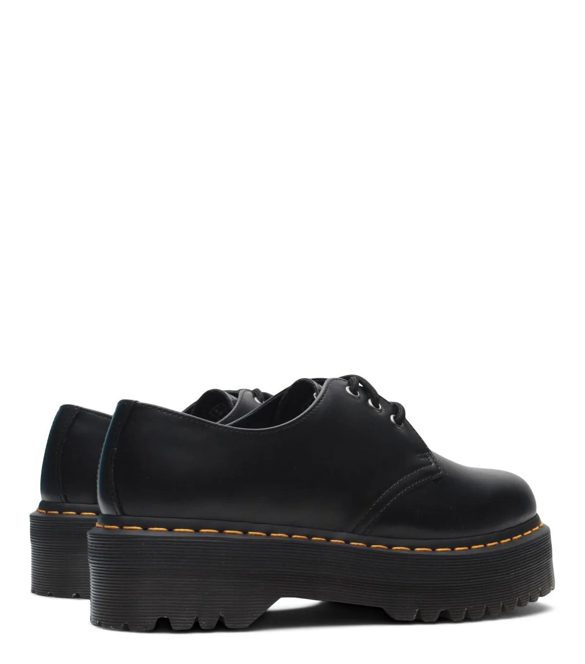 Dr. Martens 1461 Quad Smooth Leather Platform Black