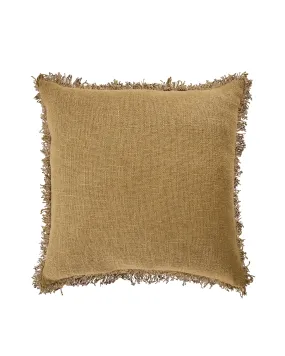 Everyday Cotton Linen Weave Pillow, Khaki