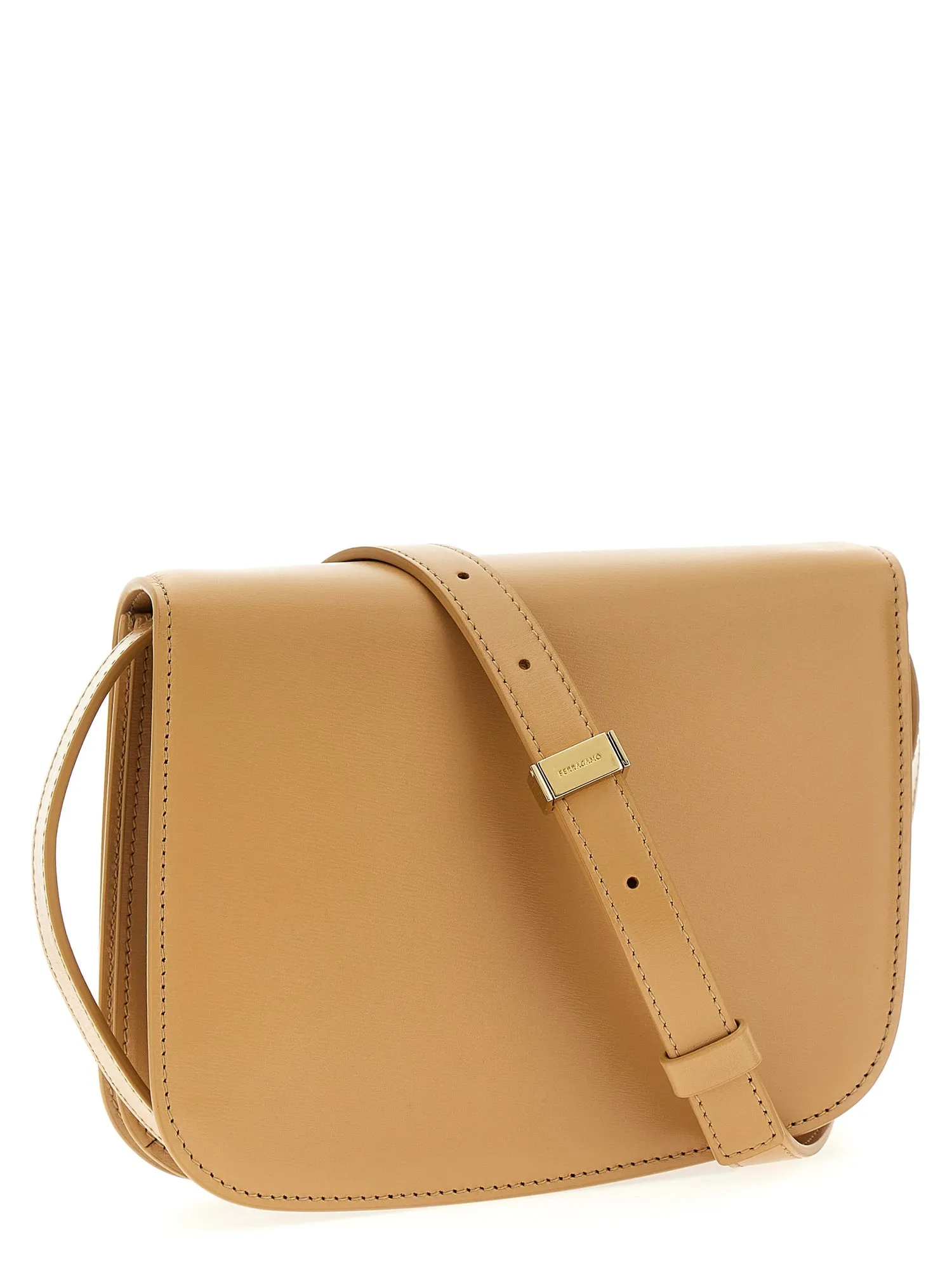 Ferragamo    Ferragamo 'Fiamma' Small Shoulder Bag