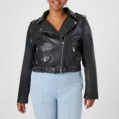 Forever 21 Lightweight Womens Juniors Plus Motorcycle Jacket