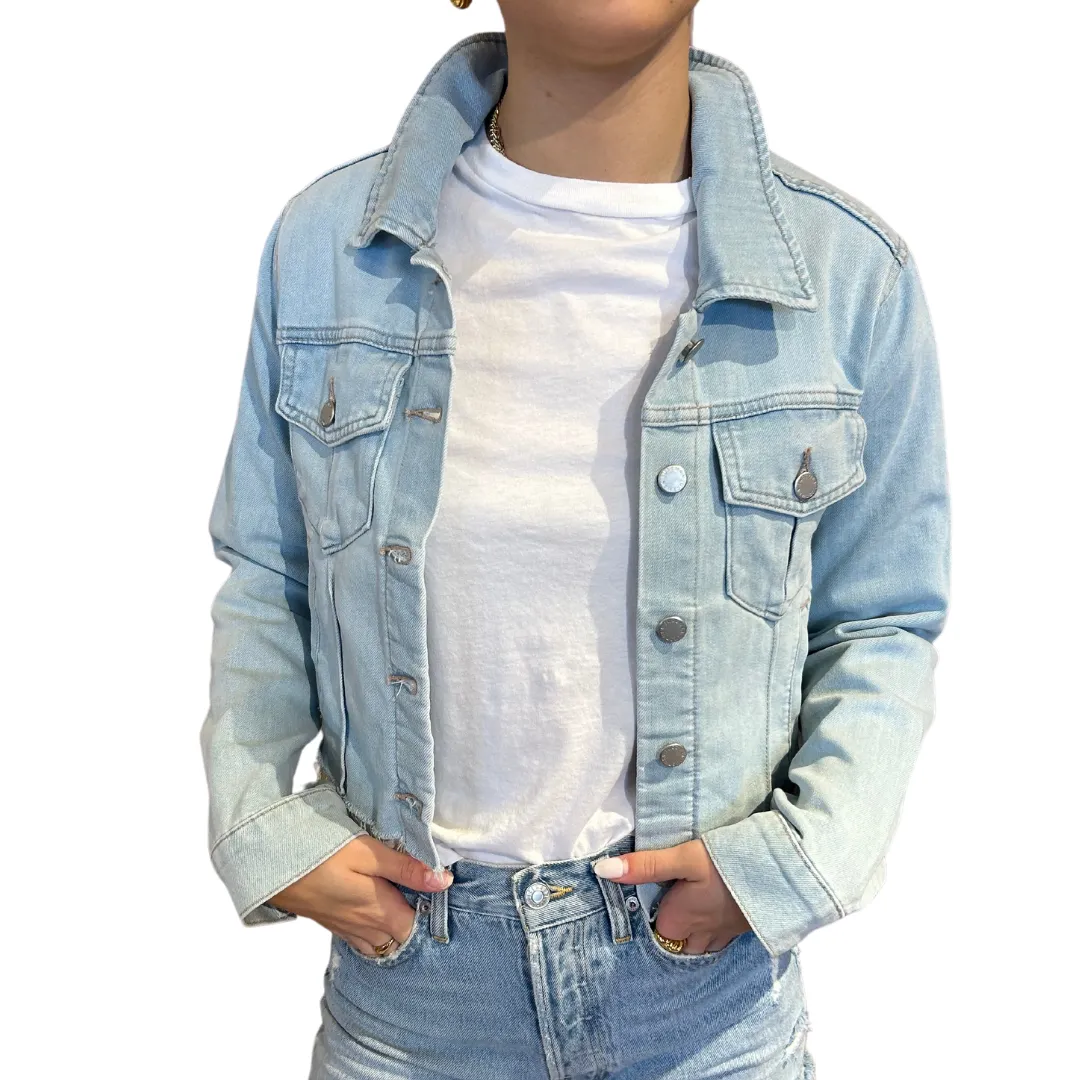 FRAY DENIM JACKET LIGHT