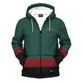 Fresh X Tricolor Zip Up Hoodie