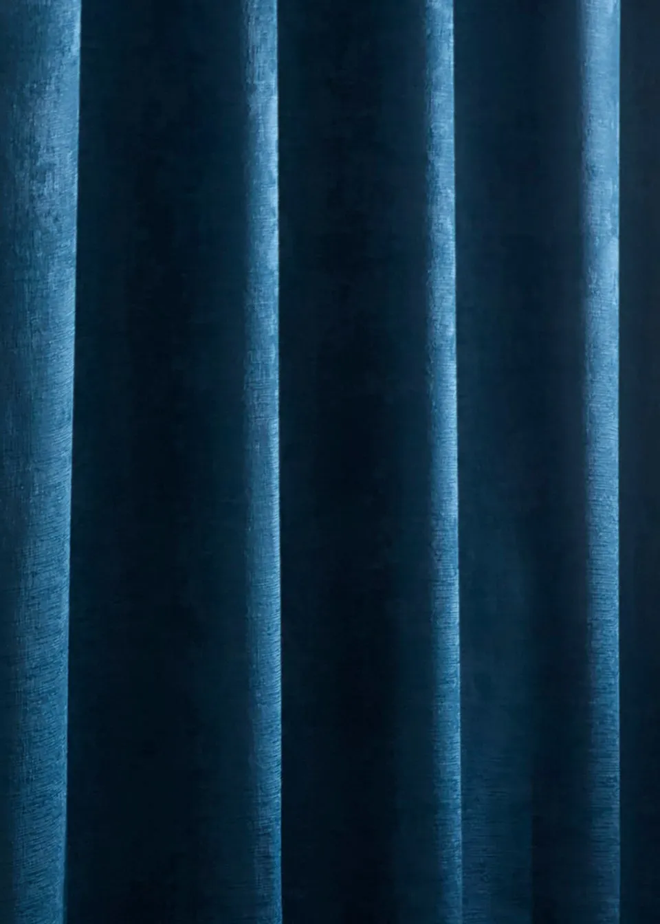 Fusion Galaxy Dim out Woven Blue Pencil Pleat Curtains