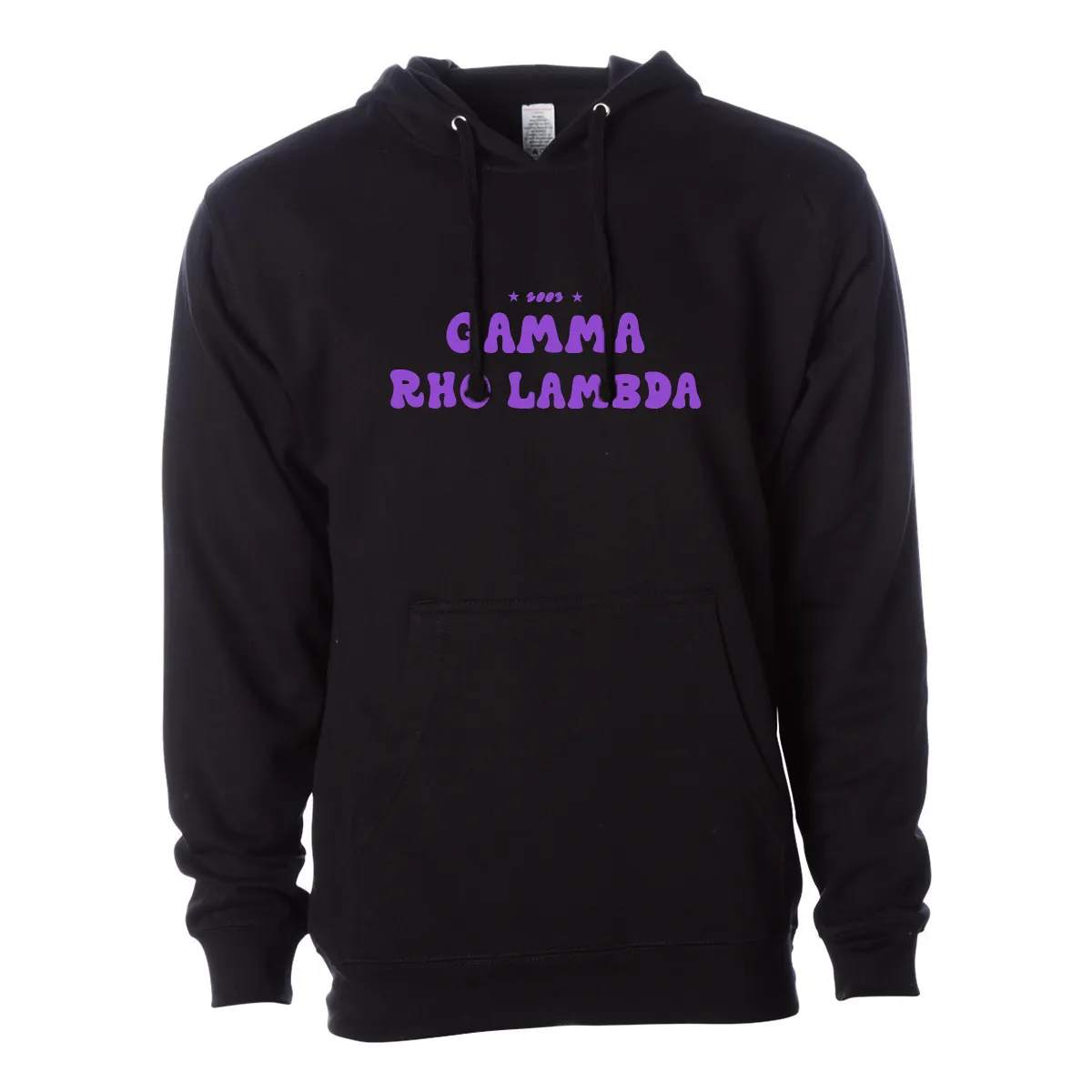 #Gamma Rho Lambda Hoodie, Bubble Print Design