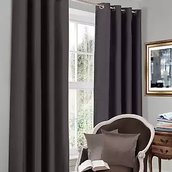 Gaveno Cavailia Pair of Blackout Eyelet Curtains | Kaleidoscope