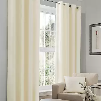 Gaveno Cavailia Pair of Blackout Eyelet Curtains | Kaleidoscope