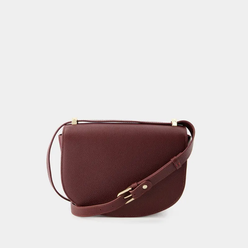 Geneve Crossbody - A.P.C. - Leather - Red Vino