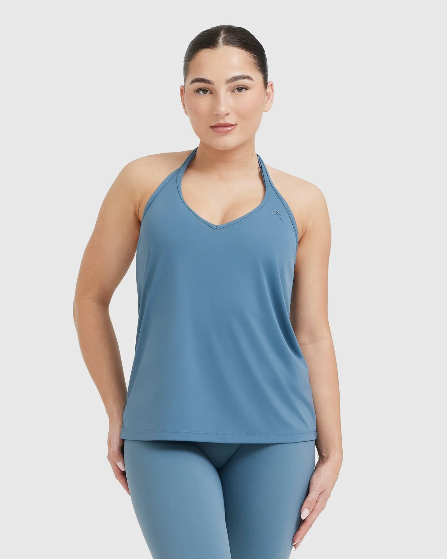 Go To Strappy Loose Vest | Moonstone Blue