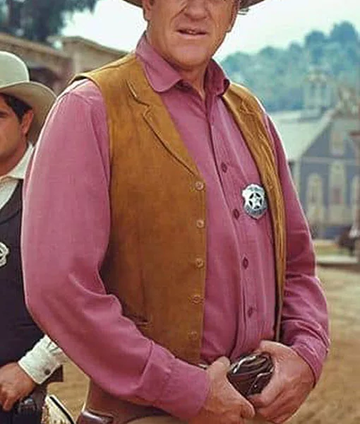 Gunsmoke Marshall Matt Dillon (James Arness) Vest | TLC