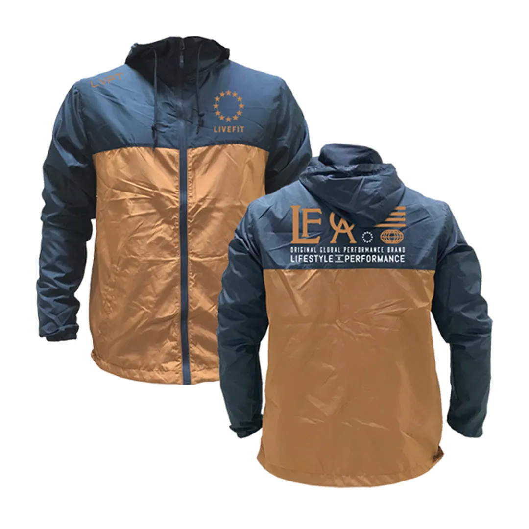 Hardline Windbreaker- Navy/Copper