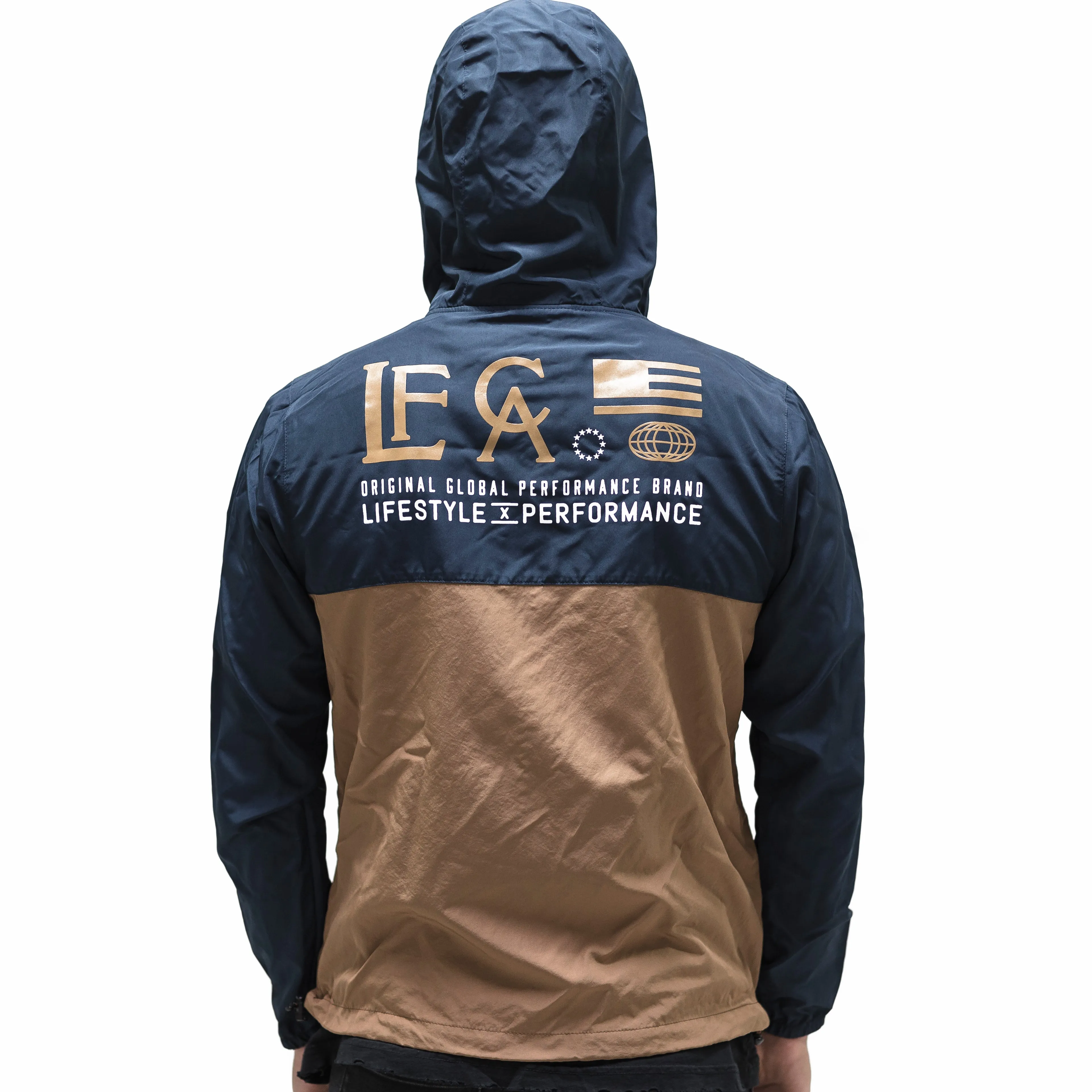 Hardline Windbreaker- Navy/Copper