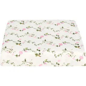 Hill House Home Fitted Sheet, Pink Pond Floral