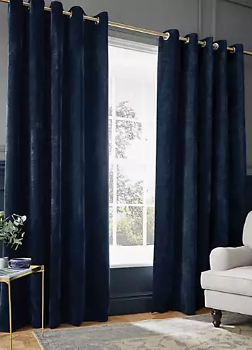 Hyperion Selene Luxury Chenille Thermal Curtains | Kaleidoscope