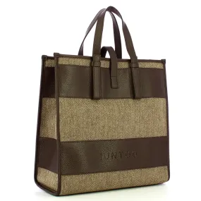 Iuntoo - New Tote Grande Testa Moro + Spigato testa Moro - 175001 - TESTA/MORO+SPIGATO/TESTA/MORO